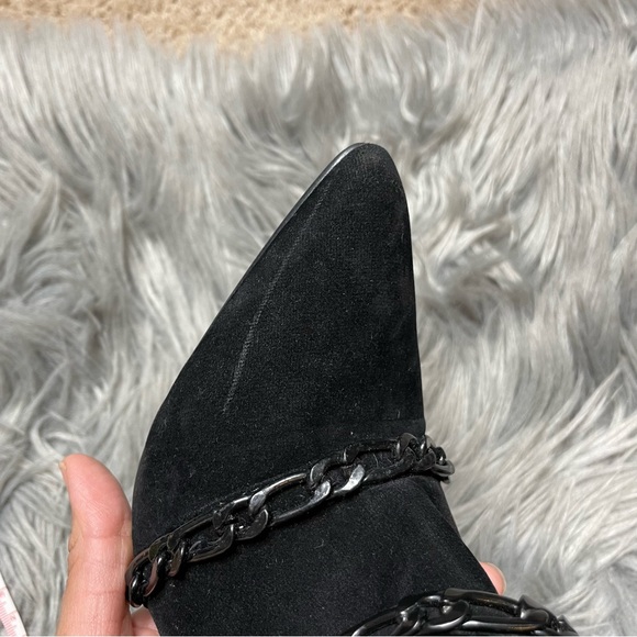 Scene weaver black chain pointy booties - Picture 11 of 11